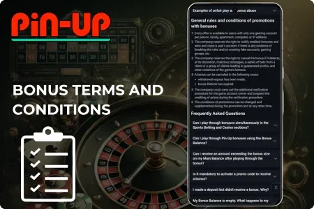 Pin Up casino bonus code